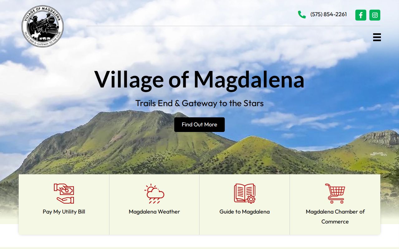 Village of Magdalena criminal records office context