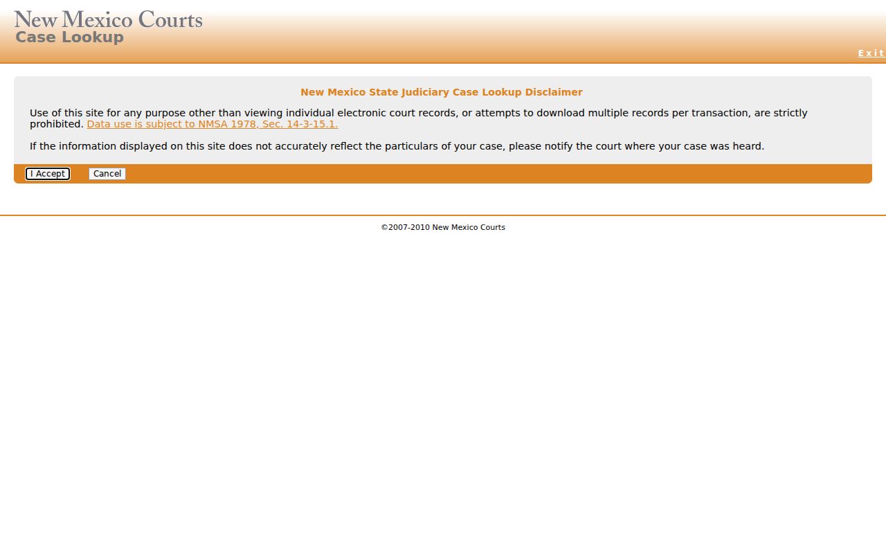 Free New Mexico Case Lookup for Socorro County criminal cases
