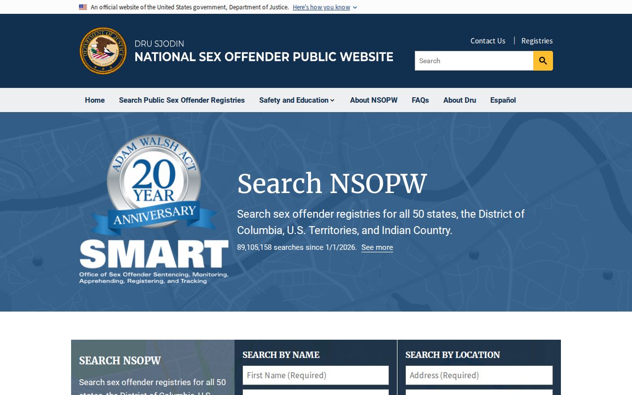 NSOPW national registry search for checks beyond Socorro County
